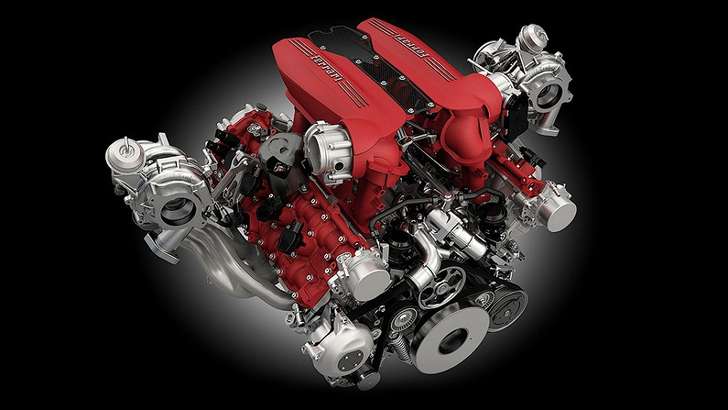 Ferrari V8 мотори йил двигатели деб топилди