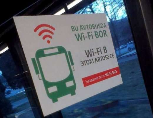Тошкентдаги автобусларда Wi-Fi улашиш вақтинчага тўхтатилди